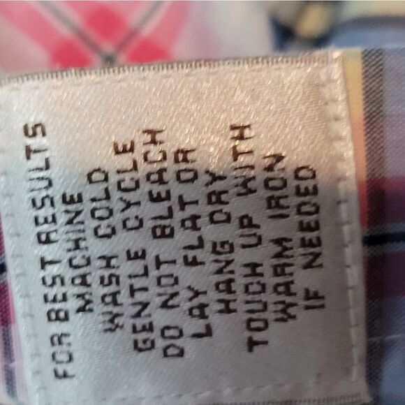 Peter Millar Men's Size Xl  Short Sleeve Multicolor Pink  Checked Plaid Shirt - Picture 8 of 11